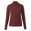 Horze Raquel Womens Turtle Neck Training Shirt - Merlot