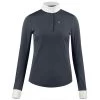 Horze Blaire Womens Long Sleeved Sun Show Shirt - Dark Navy