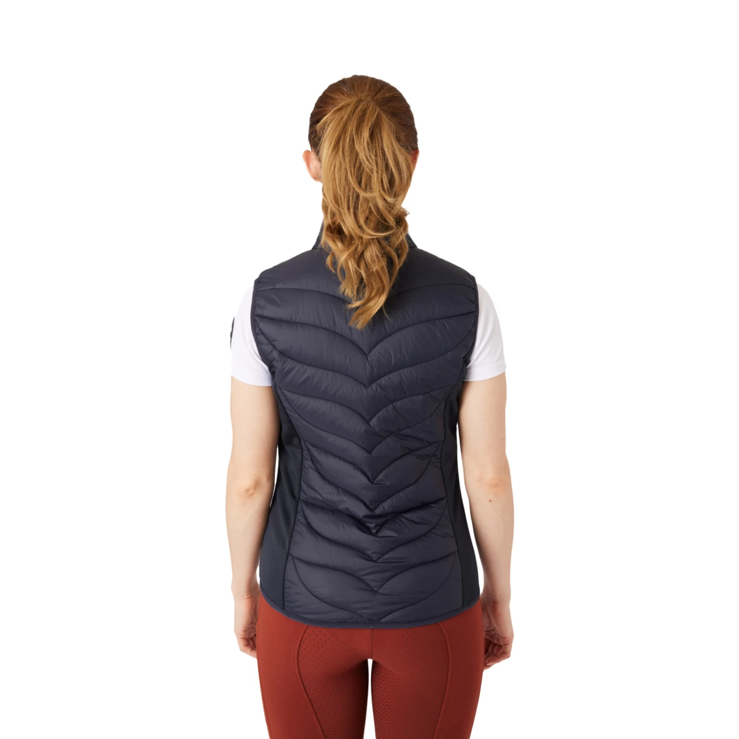 Horze Shannon Womens Light Padded Vest - Dark Navy - Image 8