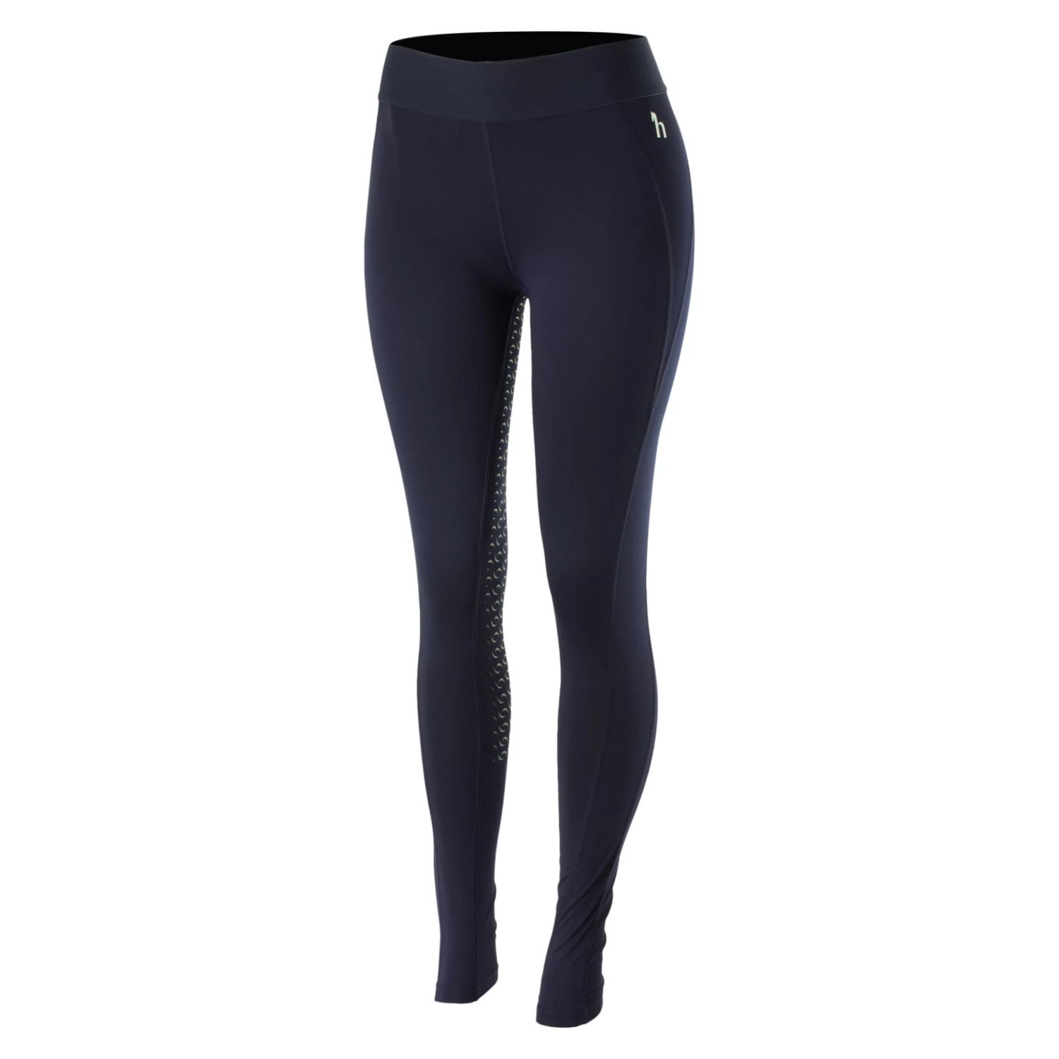 Horze Tessa Womens Full Seat Riding Tights - Peacoat Dark Blue - Image 5