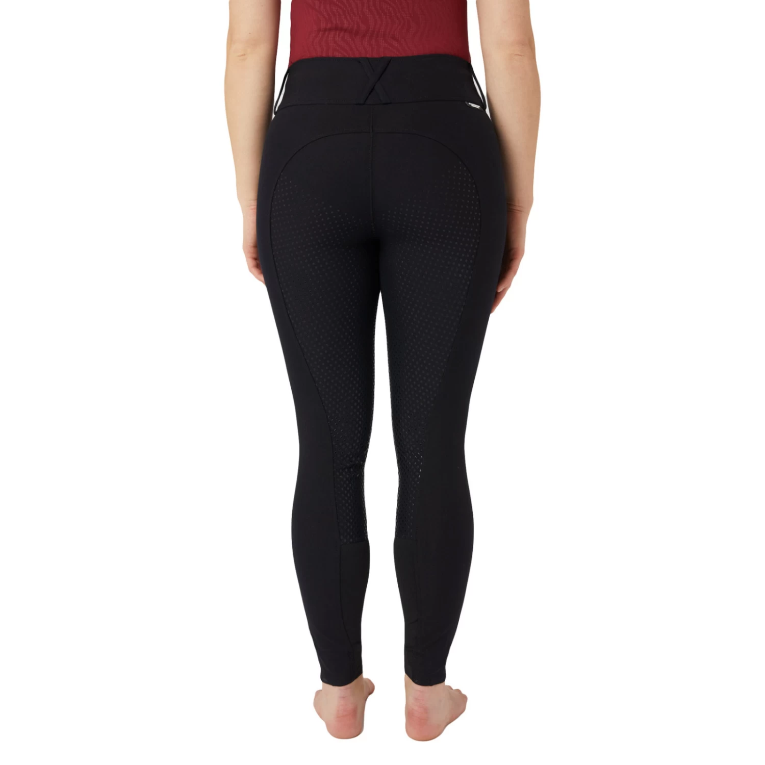 Horze Grand Prix Womens Pro High Waist Full Seat Breeches - Dark Navy - Image 6