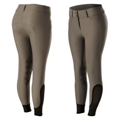 Equinavia Maud Womens Knee Patch Breeches - Mushroom Brown