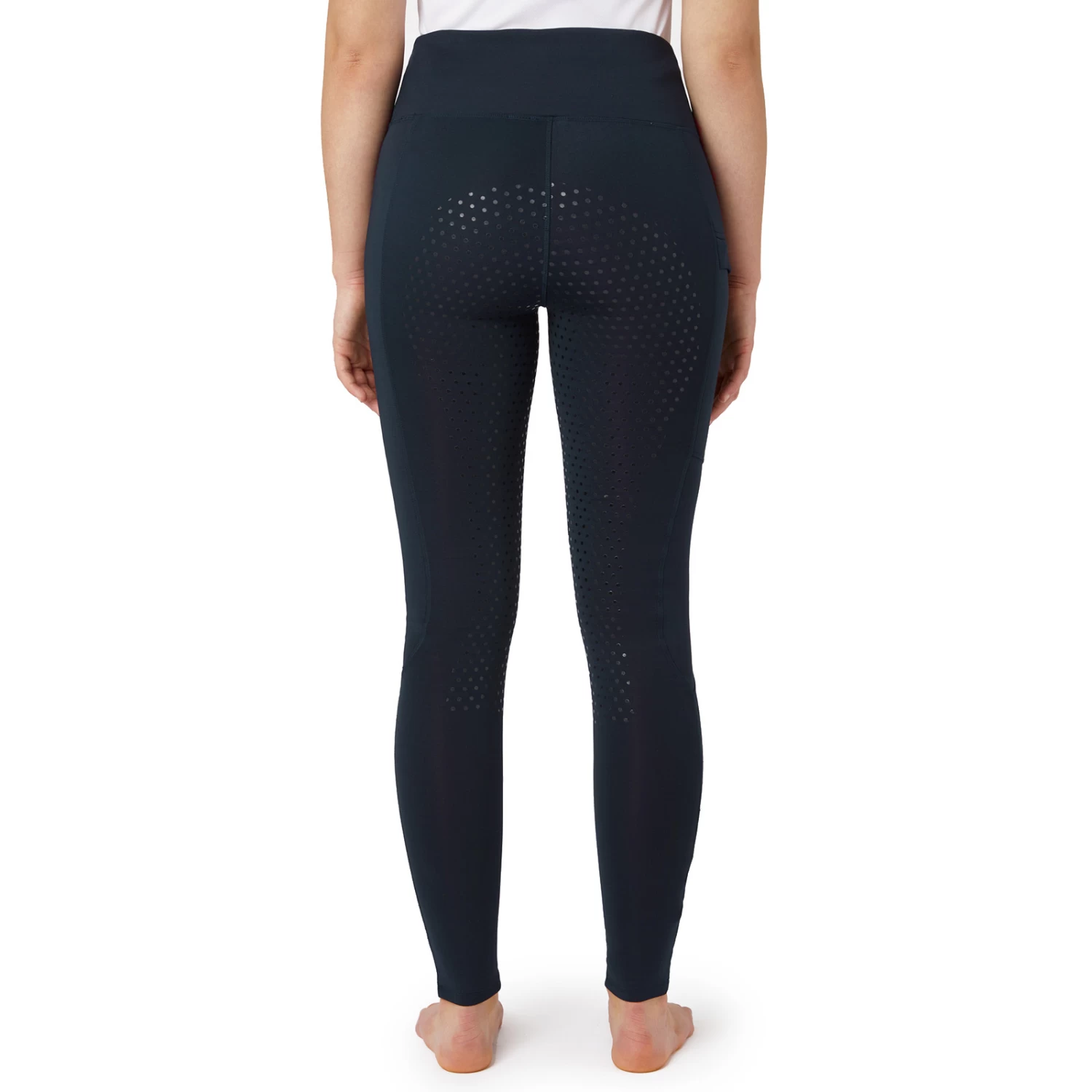 Gwen Womens Super Flex Full Seat Tights - Dark Blue - Image 2
