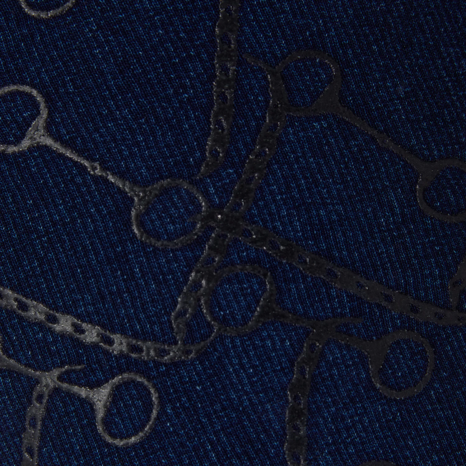 Horze Kacy Womens Denim Look Winter Full Seat Breeches - Dark Blue - Image 10