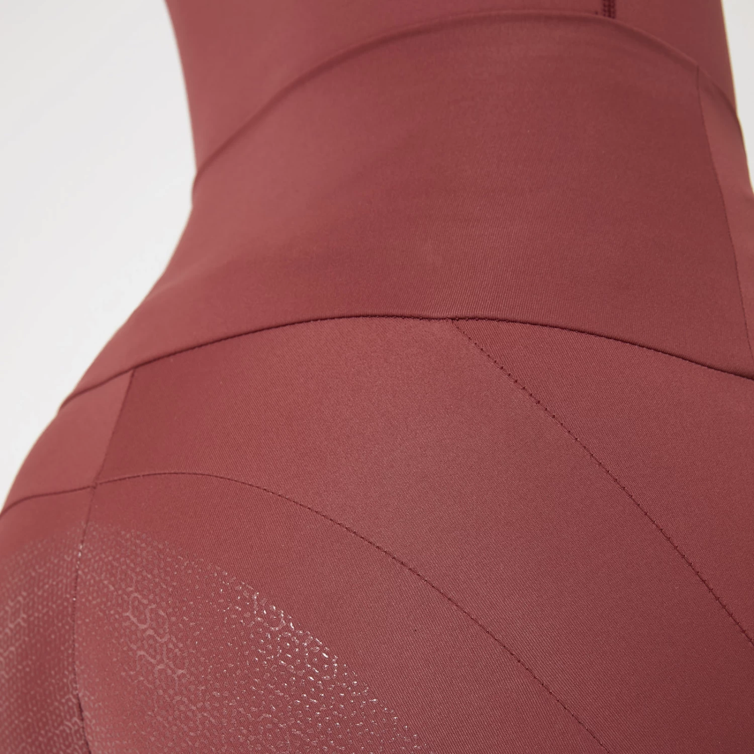 Horze Raquel Womens Full Seat Tights - Merlot - Image 6