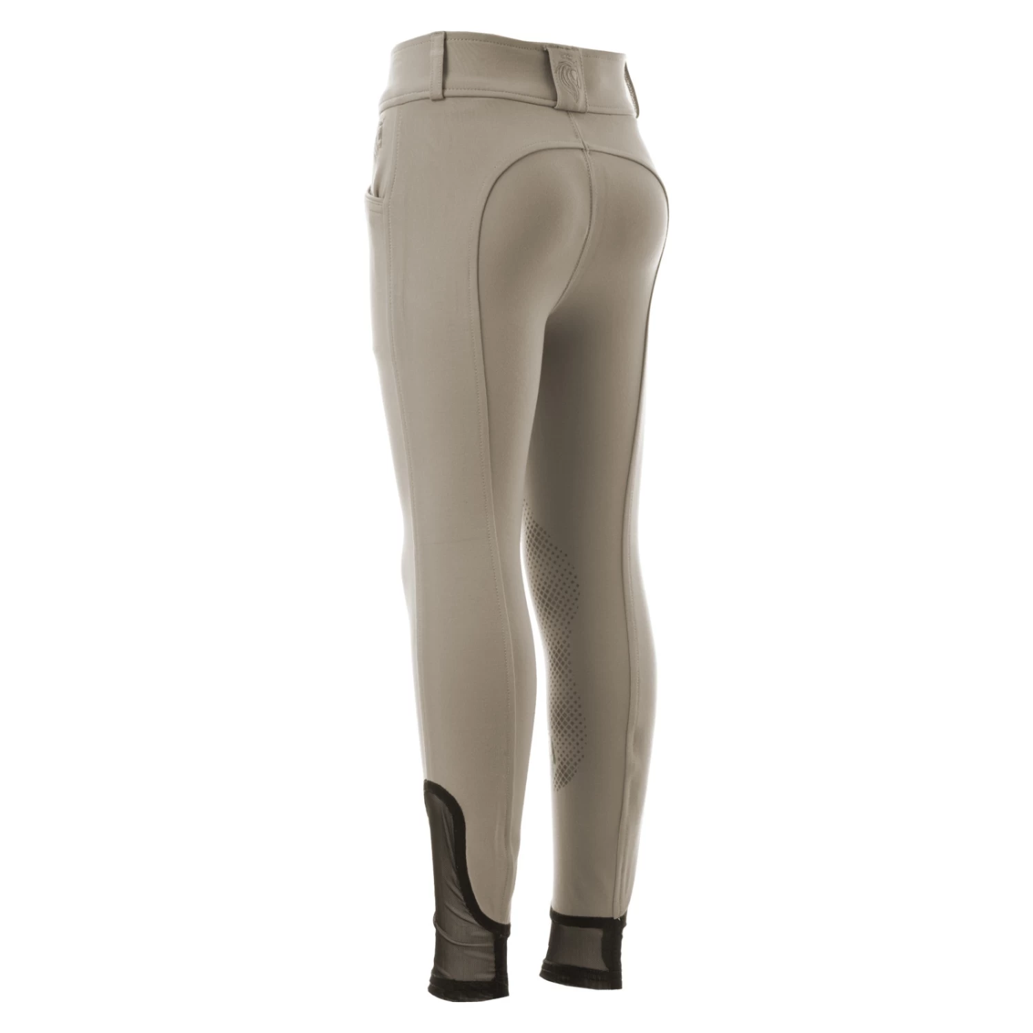 Equinavia Greta Kids Silicone Knee Patch Breeches - Tan/Tan - Image 5