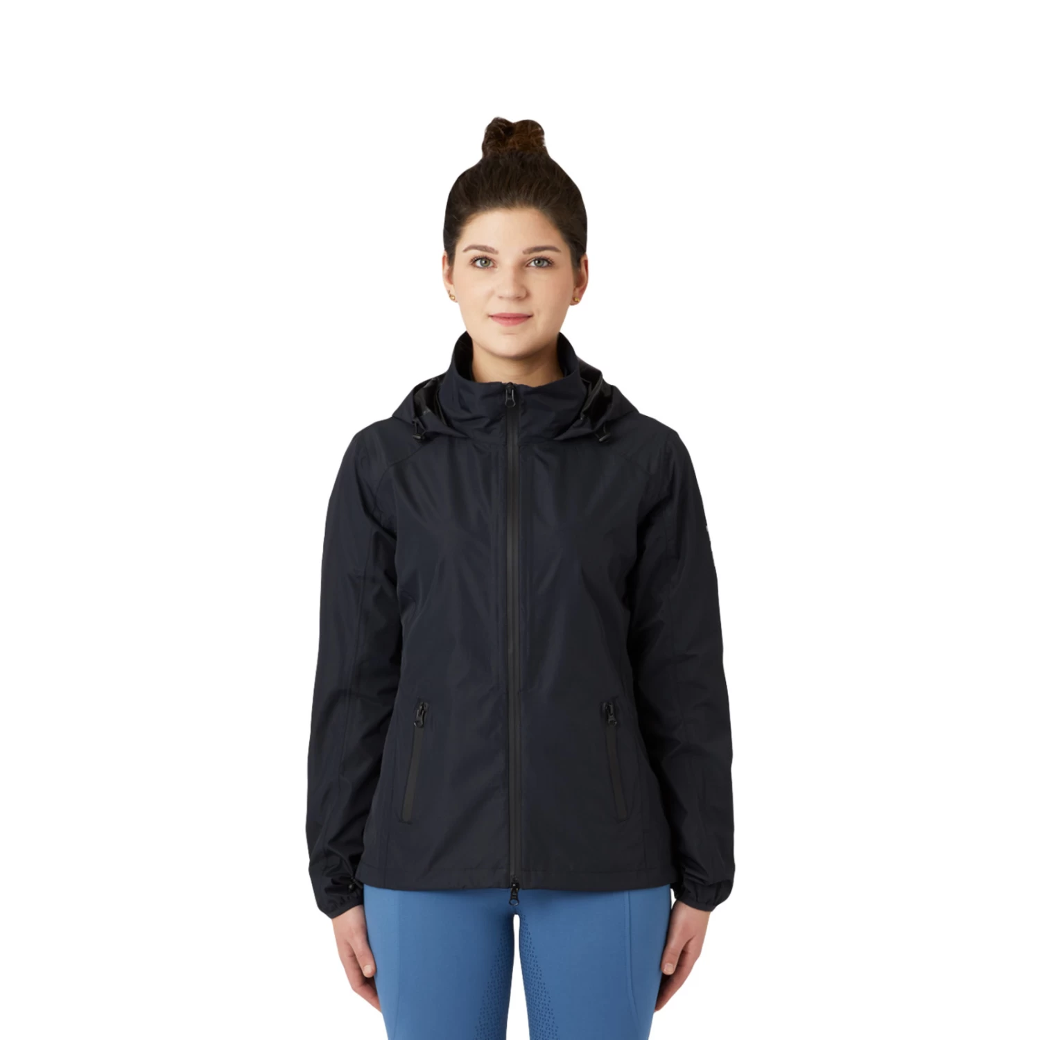Horze Stella Waterproof Shell Jacket - Dark Navy - Image 8