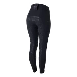 Horze Eliza Womens Crystal Detailed Full Seat Breeches - Black