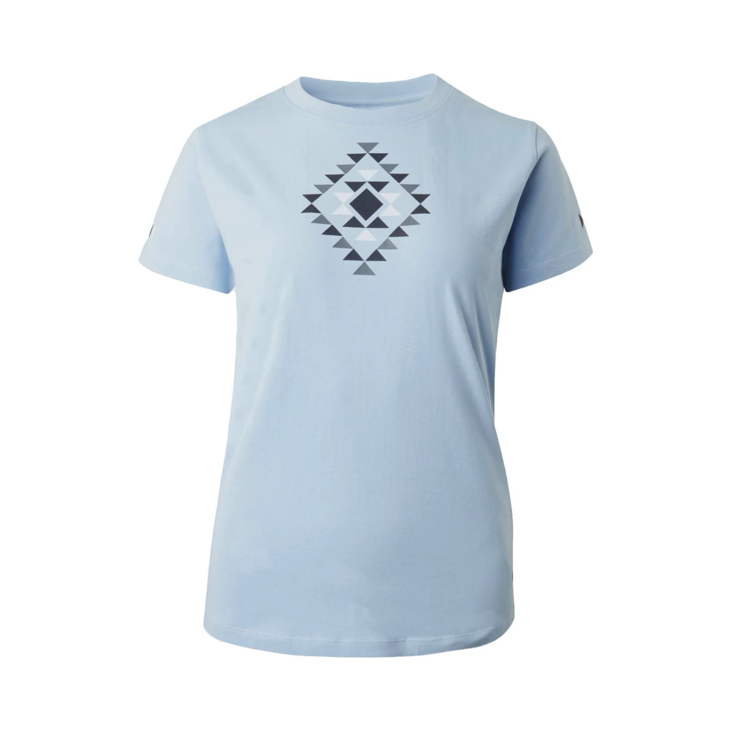 Horze Zion Womens Cotton Stretch T Shirt - Cashmere Blue
