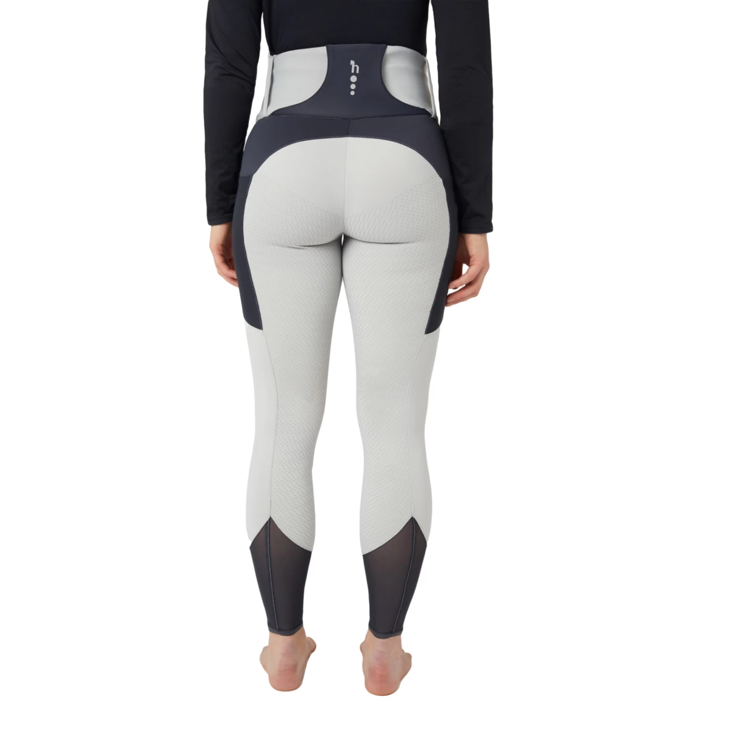 Horze Ebba Womens Summer Tec Full Seat Breeches - Harbour Mist - Image 9