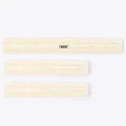 Horze Narvik Faux-Fur Breastplate Cover Set - Off-White