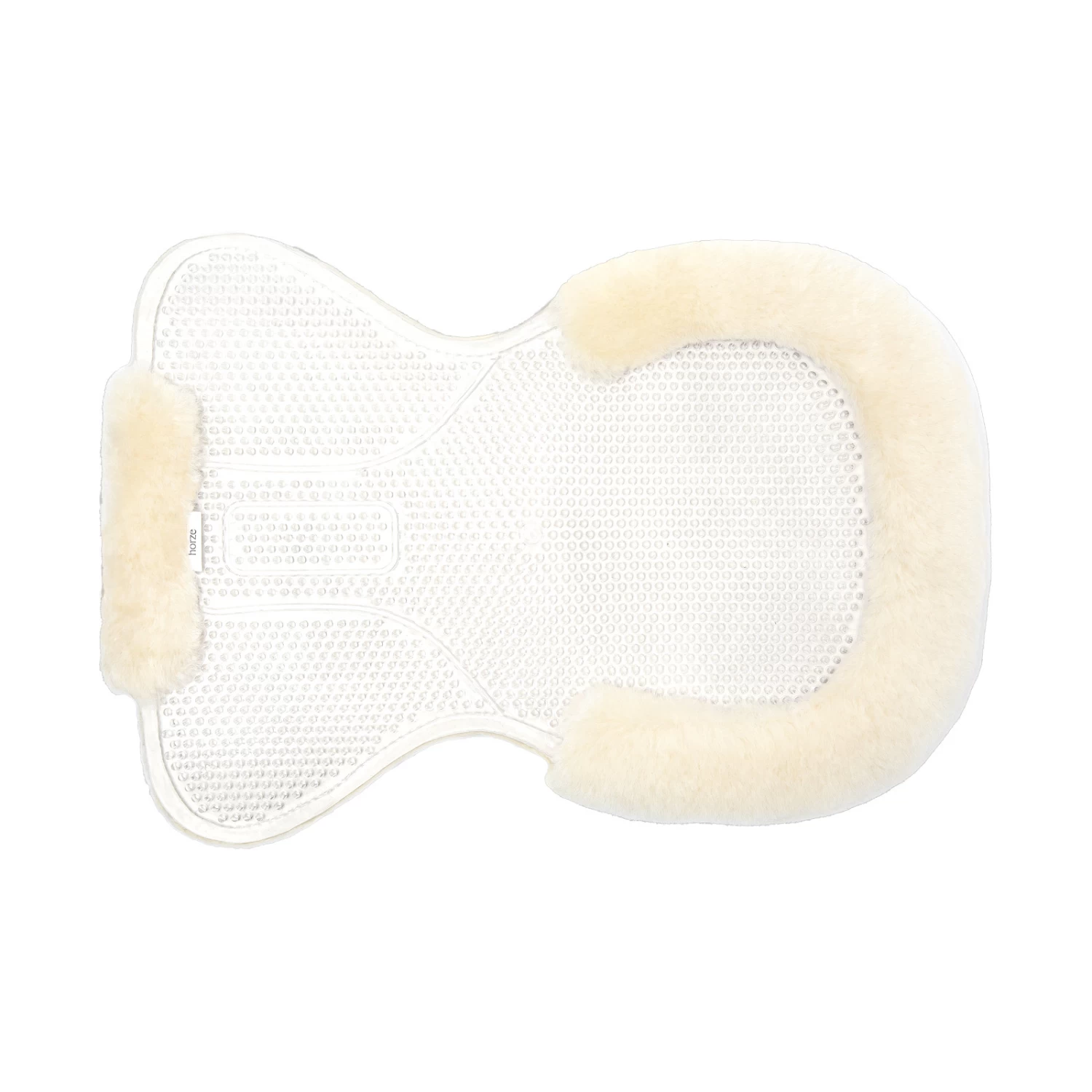 Horze Harleigh Gel Pad With Full Lambskin Padding - Off-White