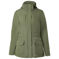 Horze Jadine Womens Waterproof Shell Jacket - Beetle Green