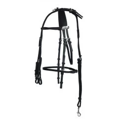 Finntack Pony Bridle Complete - Synthetic - Black