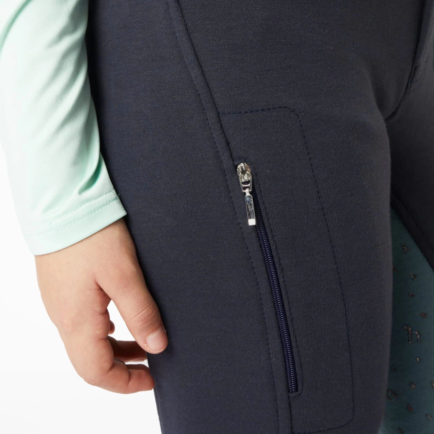 Horze Samara Kids Full Seat Breeches - Dark Navy - Image 7