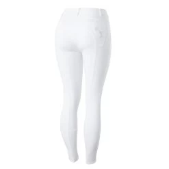 Horze Kaitlin Womens Knee Patch Breeches - White
