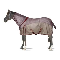 Horze Kenya Combo Fly Sheet - Rhubarb Dark Red