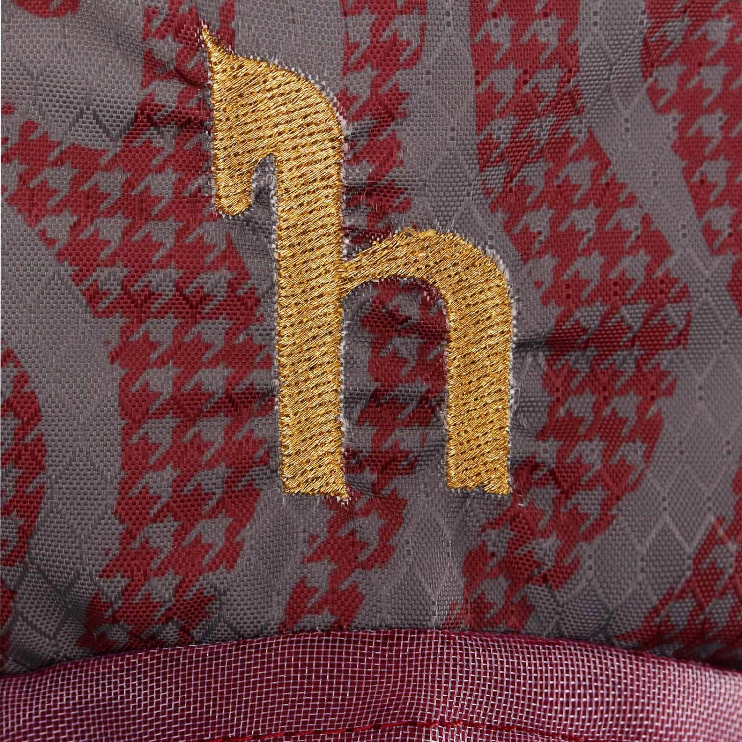 Horze Kenya Long Nose Fly Mask - Rhubarb Dark Red - Image 3