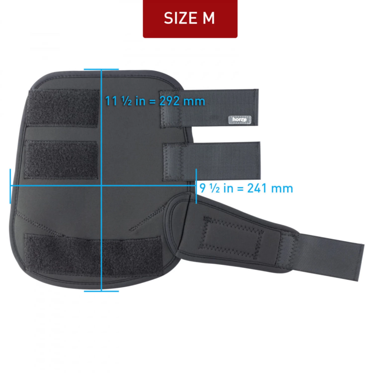 Horze Brushing Boots - Black - Image 16