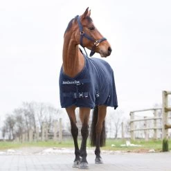 Horze Avalanche Fleece Blanket - Peacoat Dark Blue