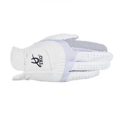 TKO Synthetic Leather Race Gloves - Extra Grip - White/White