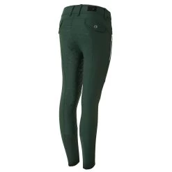 Horze Andrea JR Kids High Waist Full Grip Breeches - Mountain View Green