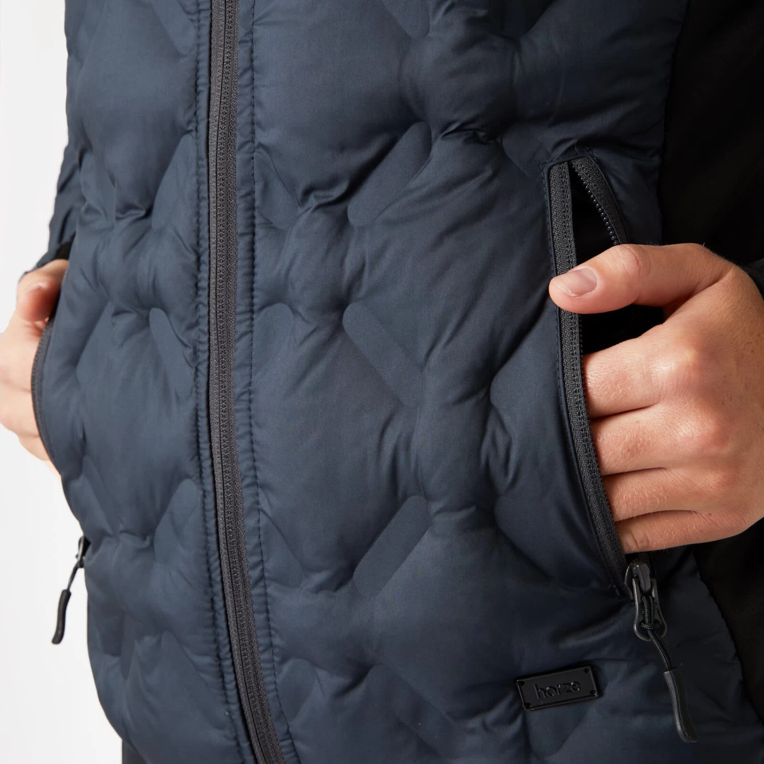 Horze Shelly Womens Padded Jacket - Dark Navy - Image 4