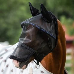 Horze Wire-Framed Flymask W Gap - Black