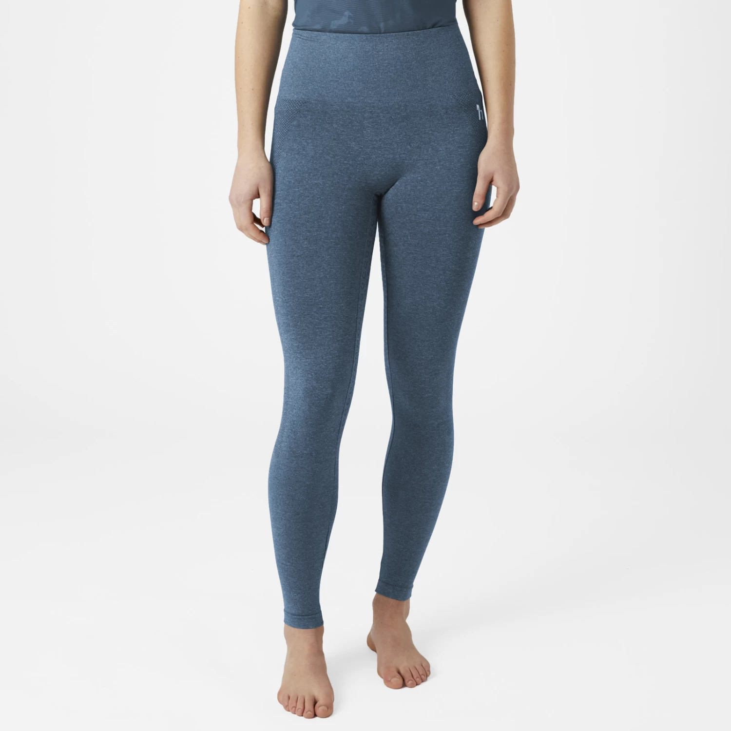 Horze Naomi Womens Seamless Full Seat Tights - Reflecting Pond - Image 8