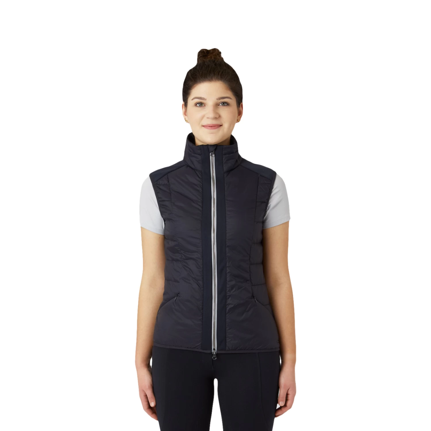 Horze Cameron Womens Hybrid Vest - Dark Navy - Image 9