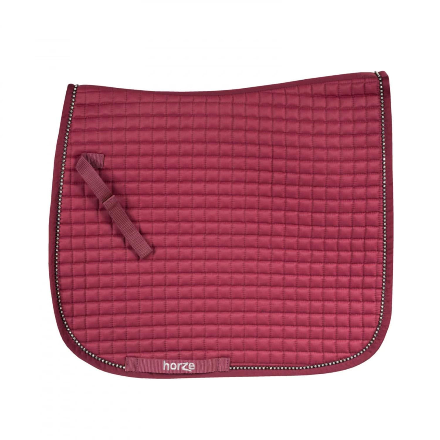 Horze Duchess Dressage Saddle Pad - Port Royale Dark Red