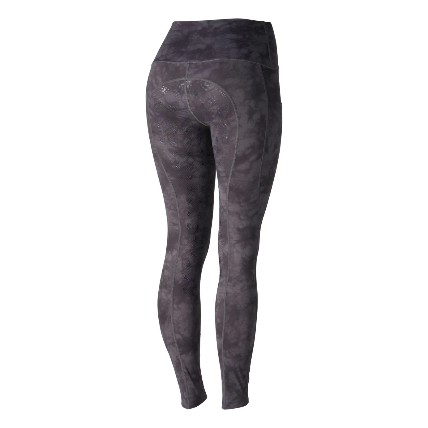 Horze Karen Tie-Dye High Waist Tights - Dark Grey - Image 6