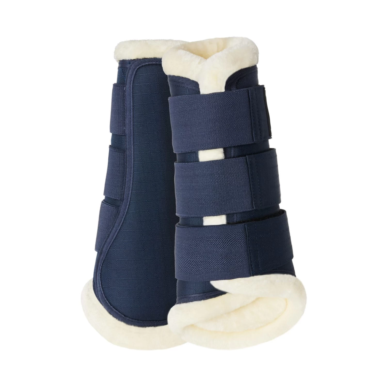 Horze Terrazzo Fleece Lined Brushing Boots - Smoked Paprika - Image 8