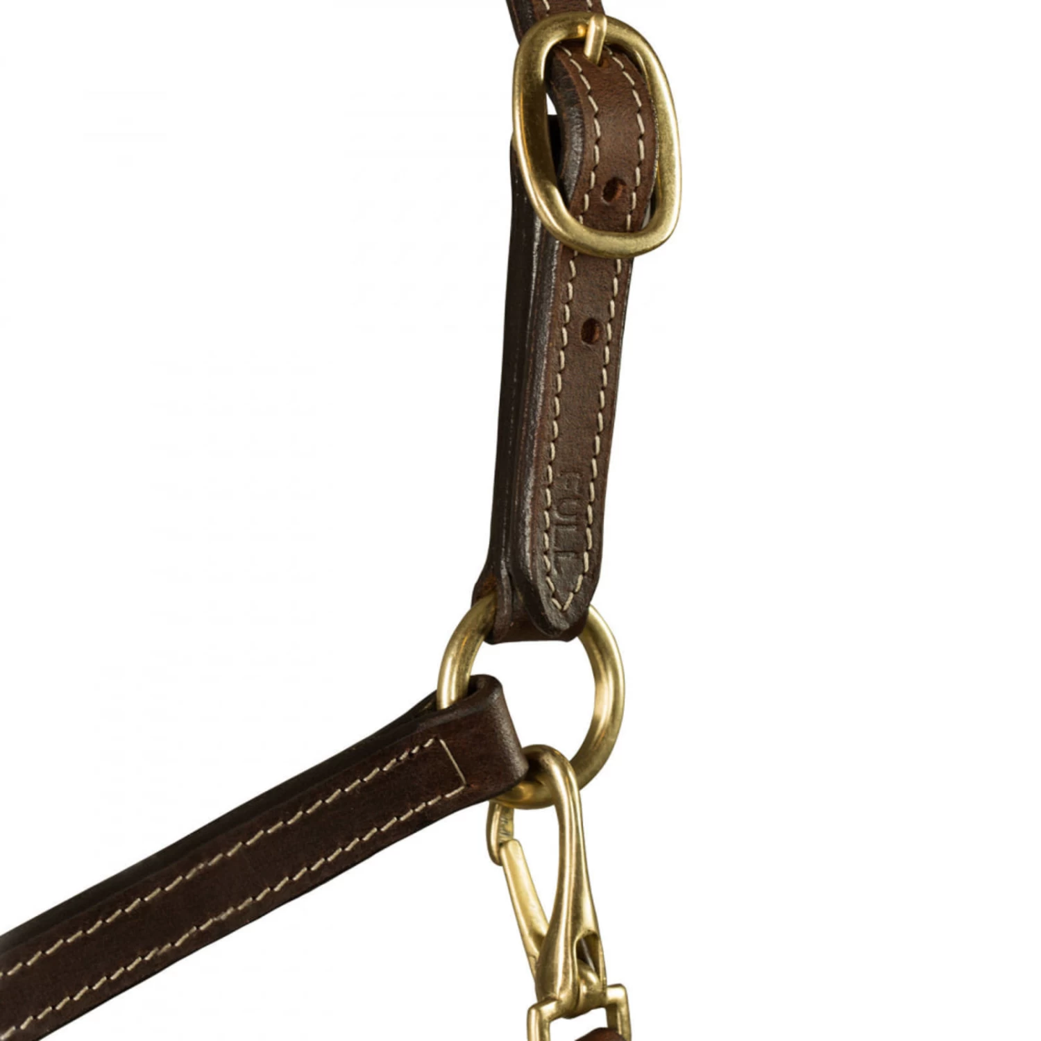 Horze Fremont Leather Horse Halter - Brown - Image 4