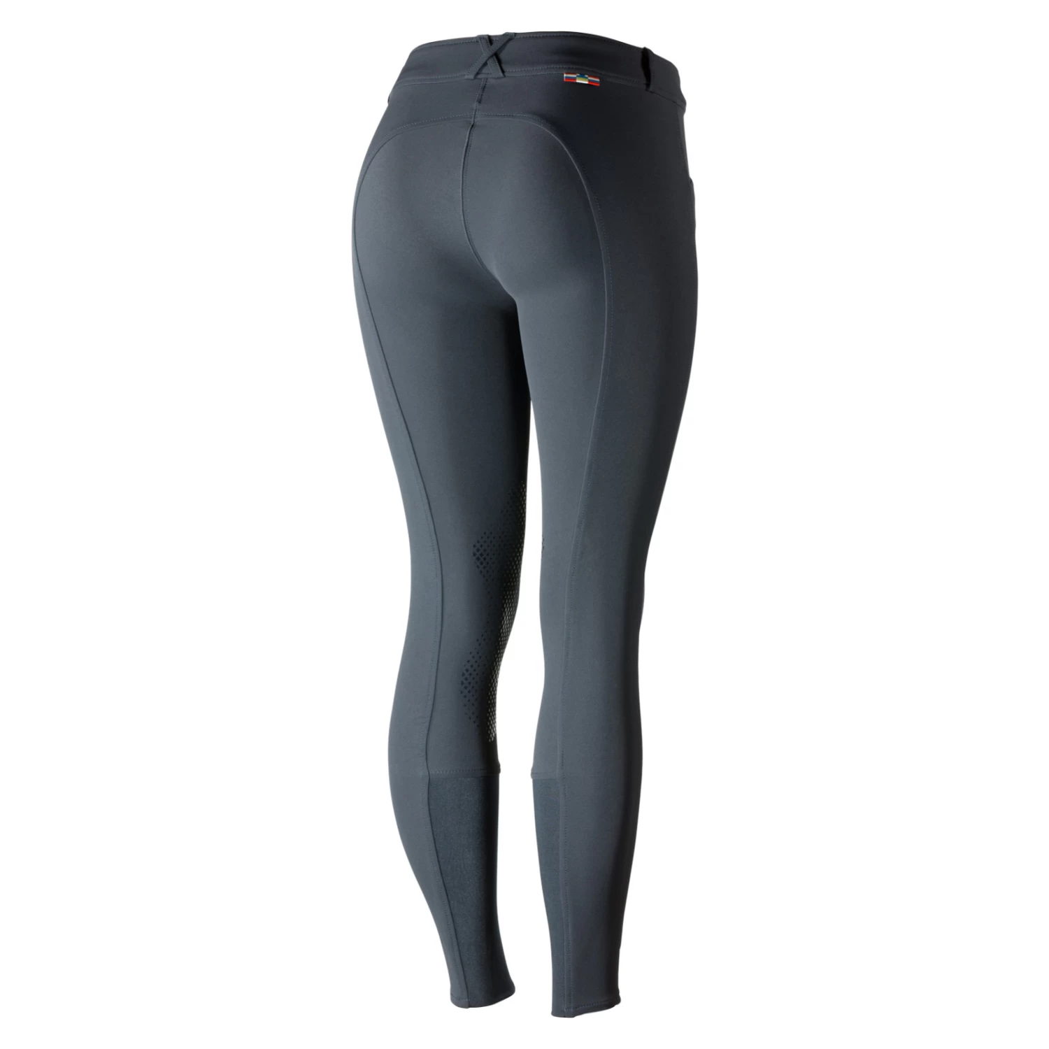 Horze Grand Prix Womens Silicone Knee Patch Breeches - Peacoat Dark Blue - Image 11
