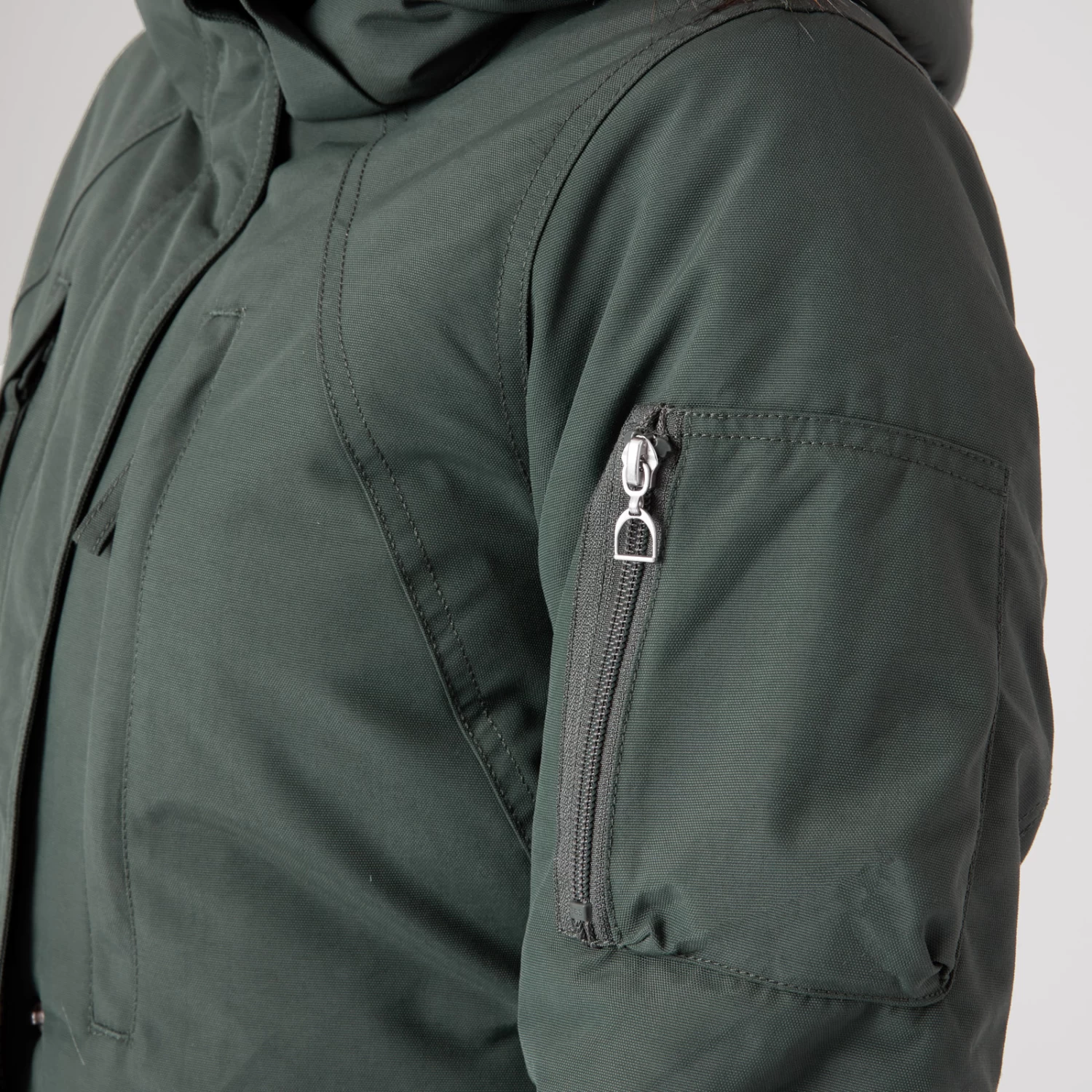 Horze Womens Brooke Long Parka Jacket - Urban Chic - Image 9