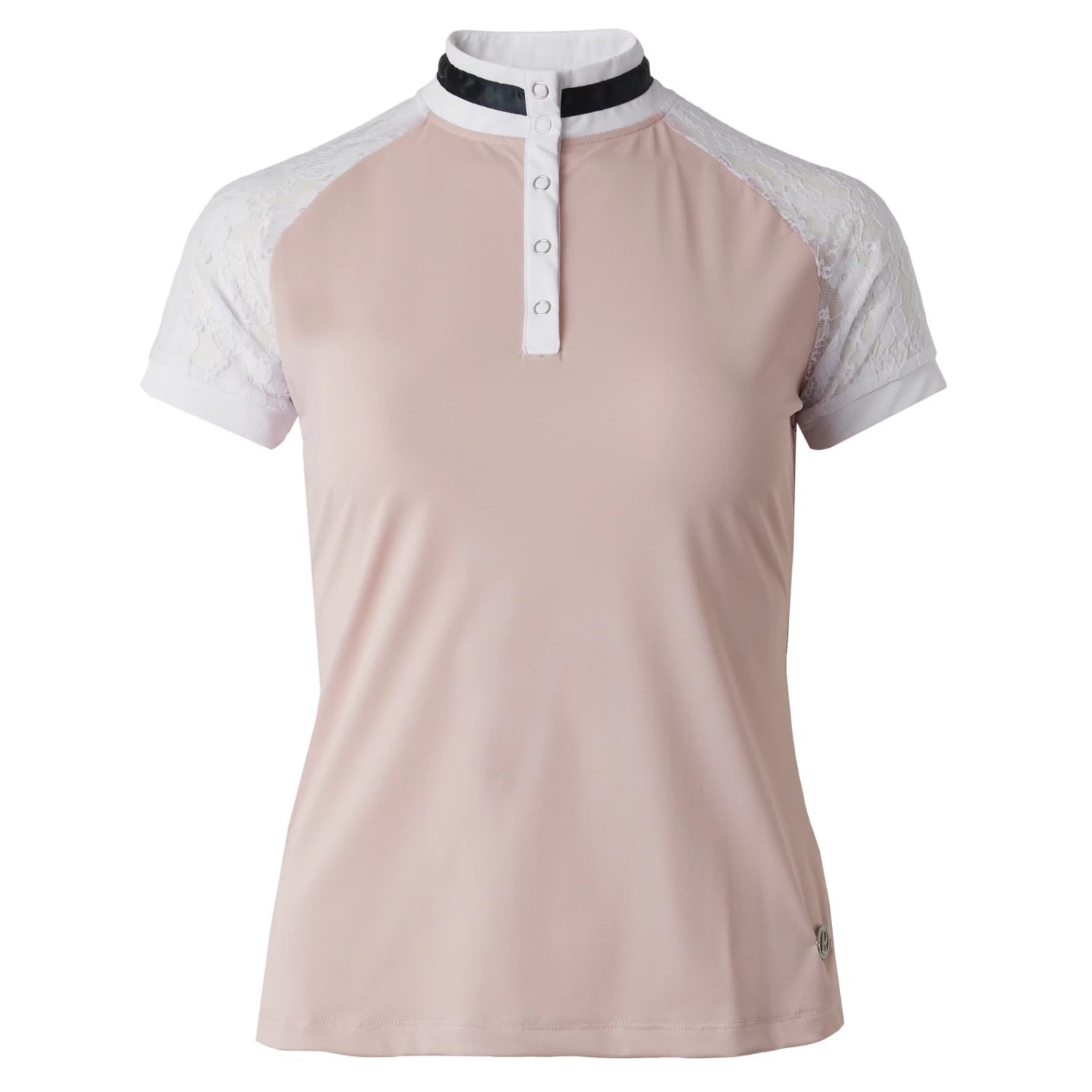 B Vertigo Lauren Womens Short Sleeved Show Shirt With Lace Sleeves - Dark Navy - Image 7