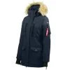 Horze Womens Brooke Long Parka Jacket - Dark Navy
