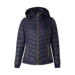 Horze Shannon Womens Light Padded Jacket - Dark Navy