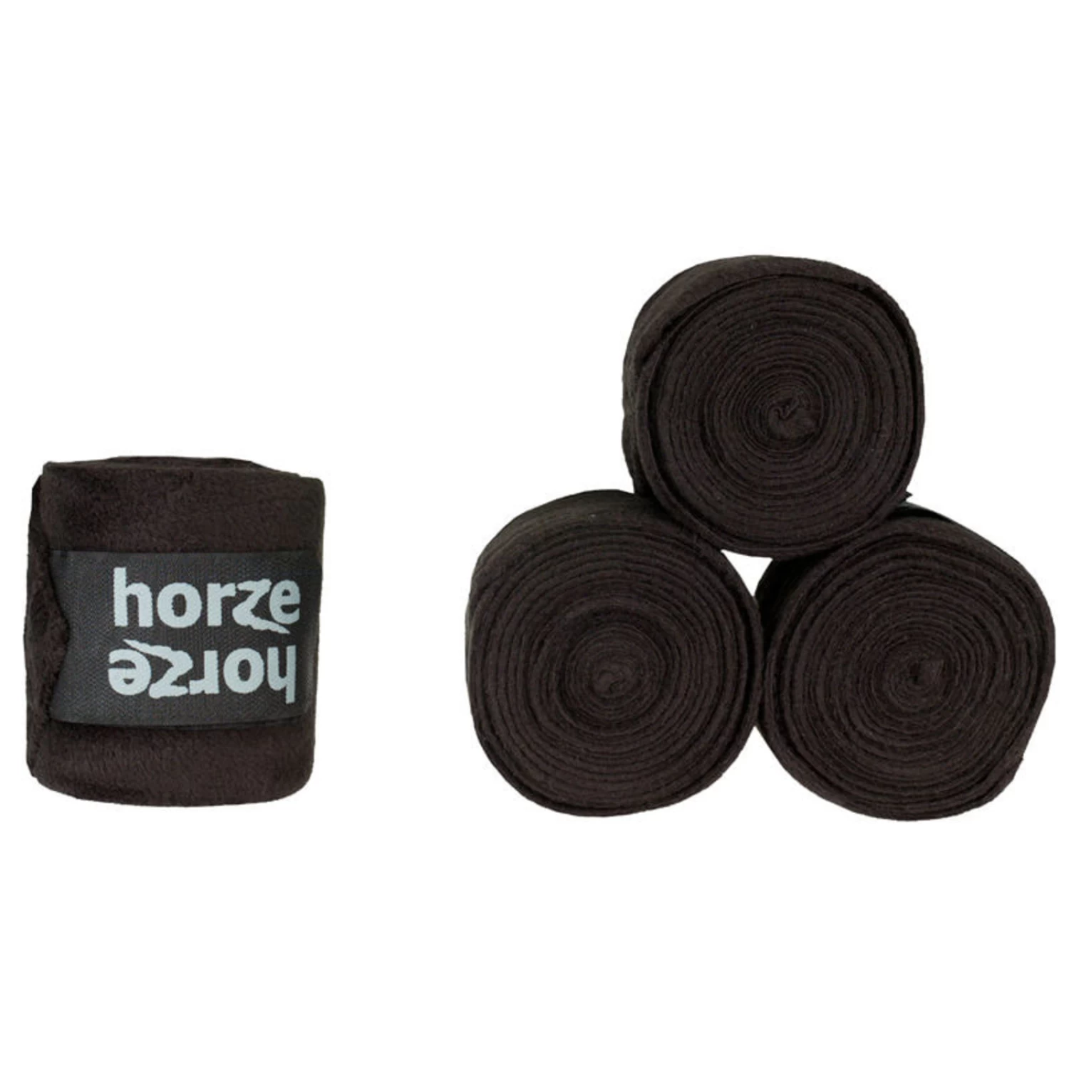 Horze Embrace Fleece Bandages - 4 Pack - Dark Dark Blue - Image 5
