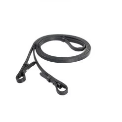 Horze Laelia Plain Leather Dressage Reins - Black