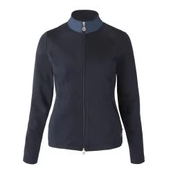 B Vertigo Linnea Womens Sweatshirt Jacket - Dark Navy
