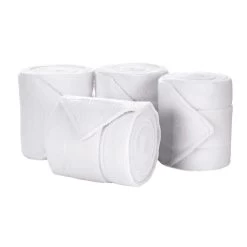 Equinavia Luna Polo Wraps With Storage Bag - White