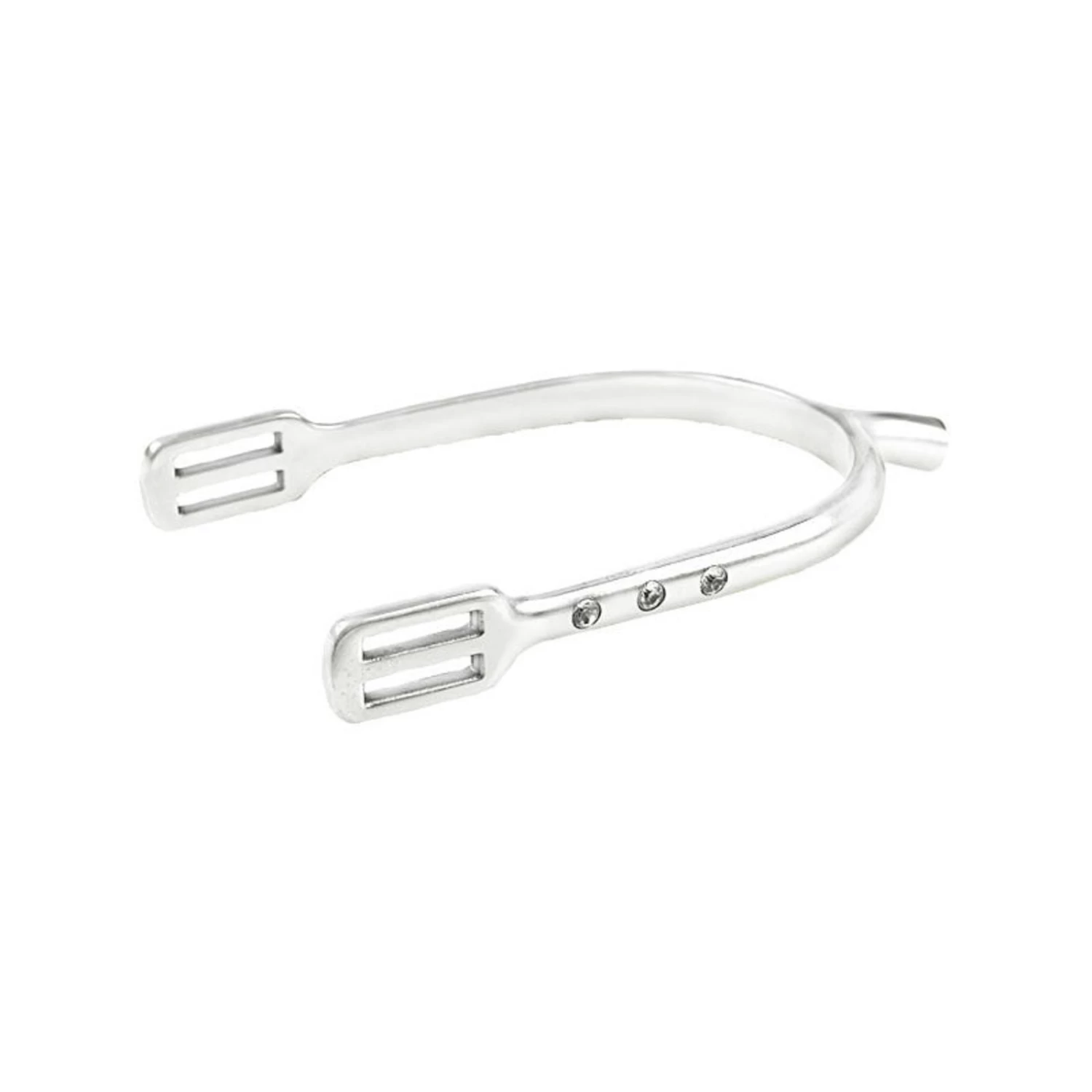 Horze Bling Spurs - Clear Crystal - Silver