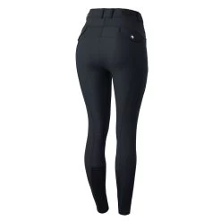 Horze Andrea Womens High Waist Knee Grip Breeches - Dark Navy