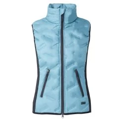 Horze Shelly Womens Light Padded Vest - Arctic Blue