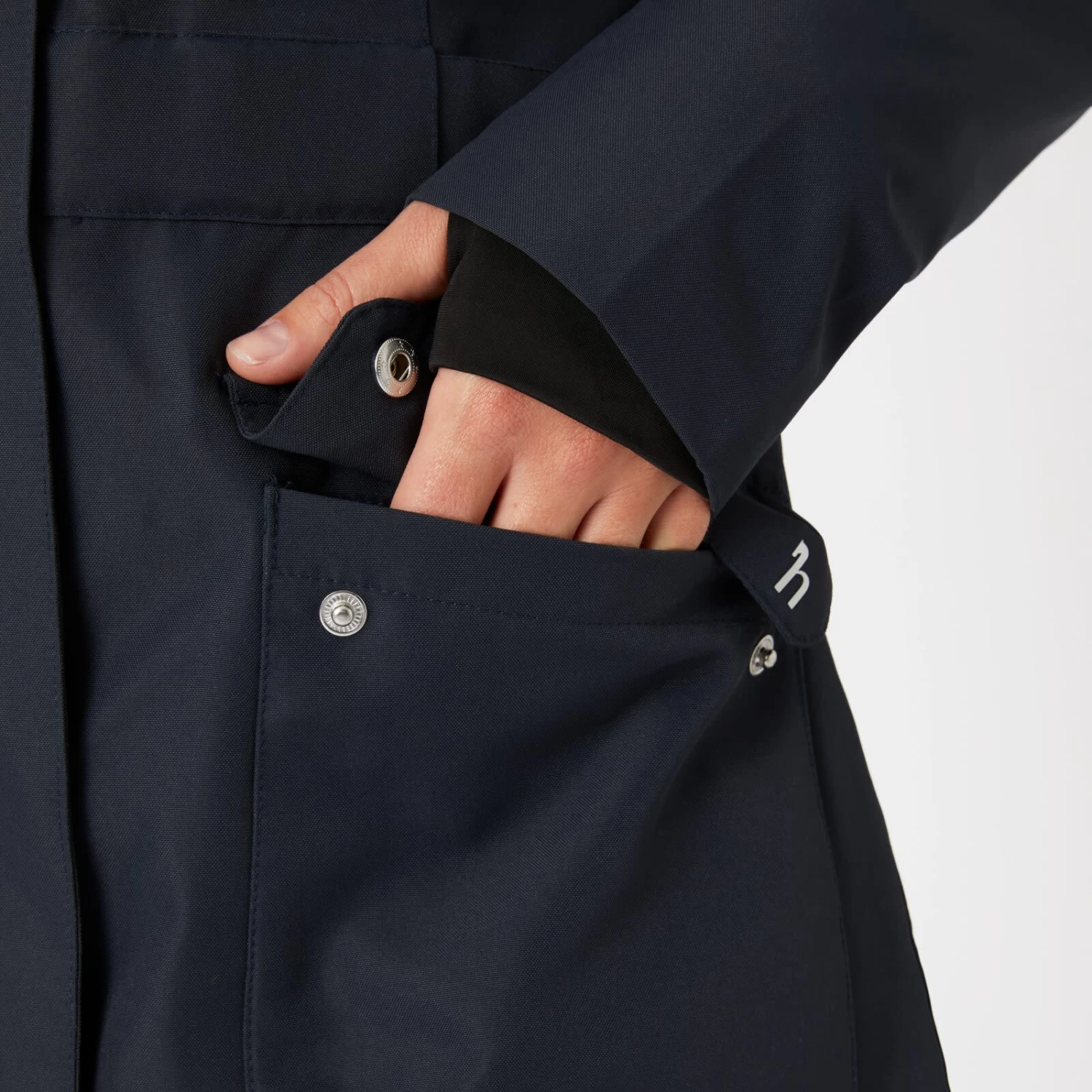 Horze Jadine Womens Waterproof Shell Jacket - Dark Navy - Image 13